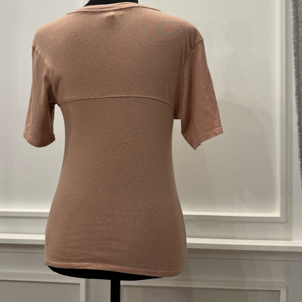 Women’s Beige Express Corset Shirt - Picture 2 of 3
